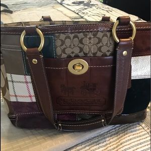 Coach Purse. Rare patchwork leather